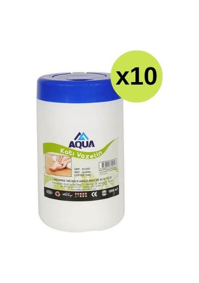 Aqua Katı Vazelin 1 Kg x 10 Adet