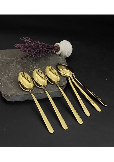 Gold 6 Adet Nescafe  Kaşık Gold