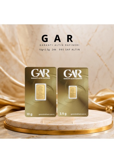 12.5 Gr 24 Ayar Altın 995 Gar