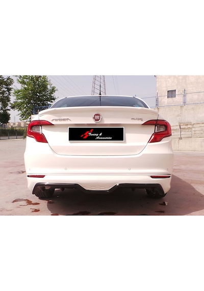 Fiat Egea Spoyler Plastik Spoiler Parlak Siyah