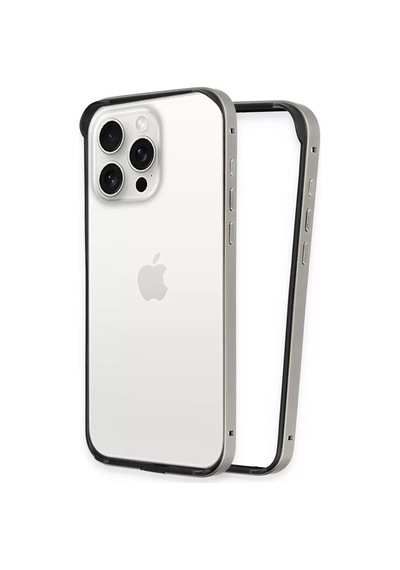 Joko Apple İphone 15 Pro Land Bumper Koruma Kapak - Titan Gri