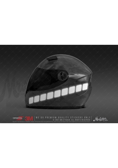 Rfhlm240 Reflektif Kask Seritleri V2 Beyaz