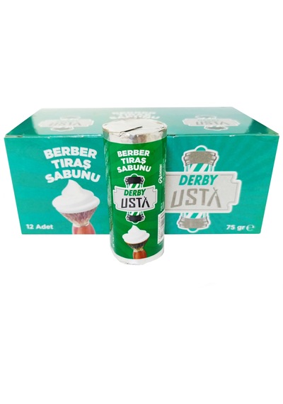 Derby Usta Berber Tıraş Sabunu 12 x 75 G