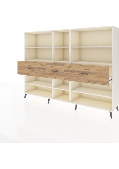 Hyperion Dolap 9 Raflı 3 Çekmeceli 220x44x163 Aytaşı-aytaşı/çam Aytası/atlas Çam - Aytası Hyperion Dolap 9 Raflı 3 Çekmeceli 220x44x163 Aytaşı-aytaşı/çam Aytası/atlas Çam - Aytası