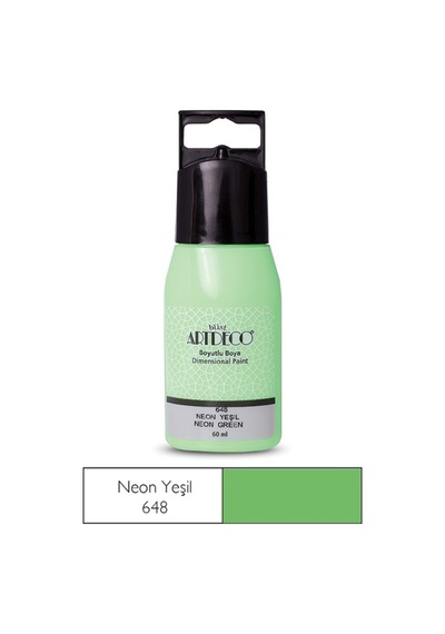 Y-042c-648 Boyutlu Boya 60 Ml Neon Yeşil Nocolor