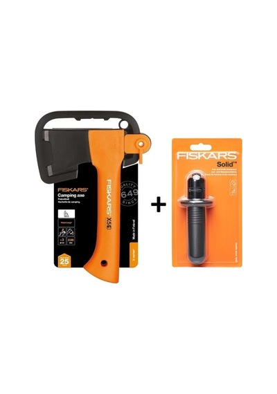 Fiskars X5 Kamp Baltası Ve Bileme Aparatı Seti