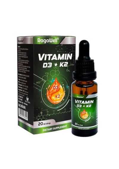 Ragawell Vitamin D3+k2 Damla 20 Ml