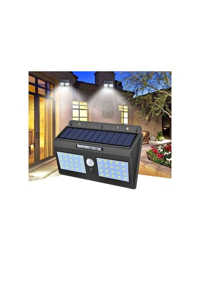 40 Ledli Güneş Enerjili Lamba Hareket Sensörlü Solar Aplik Diğer