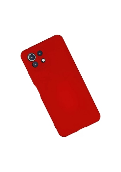 Newface Xiaomi Mi 11 Lite Kılıf Nano İçi Kadife Silikon - Kırmızı
