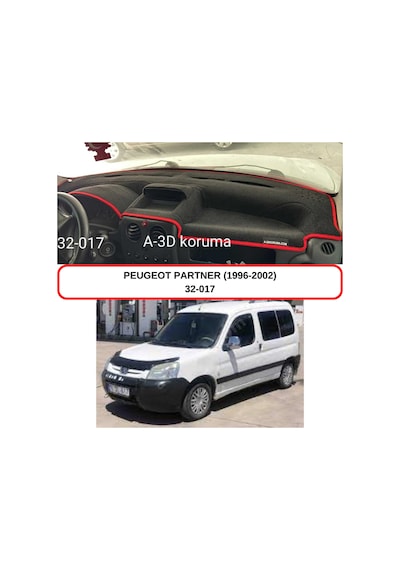 PEUGEOT PARTNER (1996-2002)TORPİDO  KORUMASI / HALISI / ÖRTÜSÜ