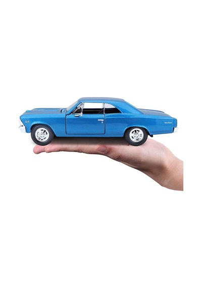 Maisto Lisanslı Metal 1:24 Chevrolet Chevelle Ss 396 Kapısı Ve Kaputu Açılabilir Model Araba Çok Renkli