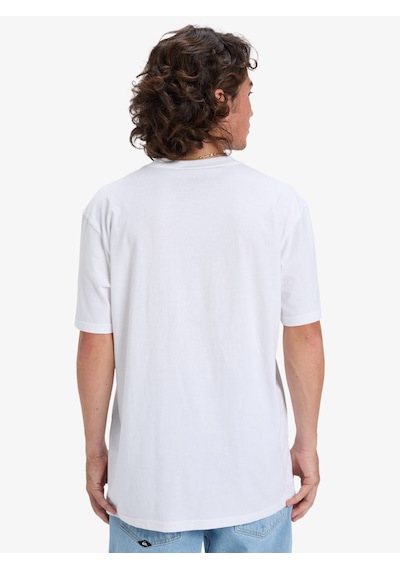 Quiksilver Quıksılver Ev Mını Logo Erkek Bright White - Solid T-shırt Eqyzt08181-wbb0 Beyaz