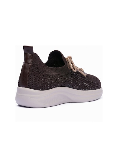 Kadın Triko Sneaker Sim Detaylı Hafif Konfor Taban Taş Bağcıklı Günlük Spor Ayakkabı Melia Kahverengi Kahverengi Kadın Triko Sneaker Sim Detaylı Hafif Konfor Taban Taş Bağcıklı Günlük Spor Ayakkabı Melia Kahverengi Kahverengi