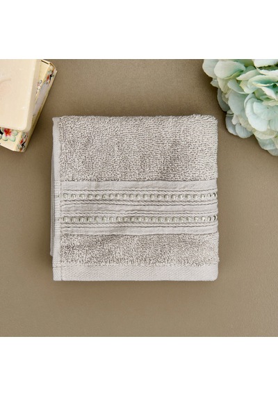Soft Lapa El Havlusu - Gri - 30x50 Cm Renkli