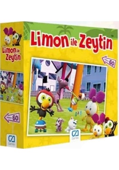 Ca Games Limon Ile Zeytin 60 Parça Puzzle Ca5096