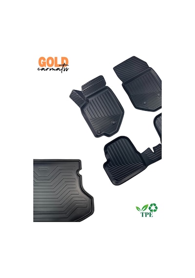 Dacia Sandero 2021+ Birebir Uyumlu 3d Oto Paspas Ve Bagaj Havuzu Set Grax