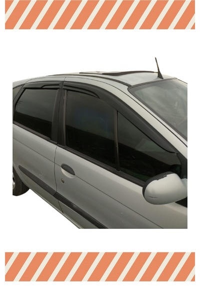 Renault Scenıc 1 1998-2003 Modellerine Özel 4'lü Mügen Tip Cam Rüzgarlığı