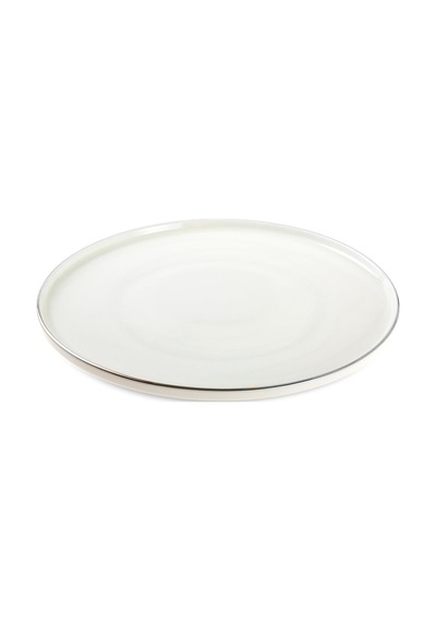 Jumbo Bianca Platin 57 Parça 12 Kişilik Yemek Takımı Beyaz Gümüş