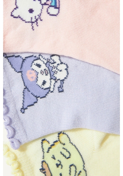 Defacto Hello Kitty Lisanslı Fırfırlı 3lü Pamuklu Soket Çorap Kız Çocuk H2343a8nskr1 Çok Renkli-kr1 Defacto Hello Kitty Lisanslı Fırfırlı 3lü Pamuklu Soket Çorap Kız Çocuk H2343a8nskr1 Çok Renkli-kr1