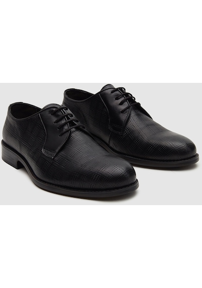 D's Damat Ds Damat Siyah Desenli Klasik Deri Ayakkabi 1hf099551081m