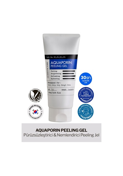 Derma Factory Aydınlatıcı ve Pürüzsüzleştirici Selüloz Peeling Gel Derma Factory Aquaporin Peeling Gel 120 ML