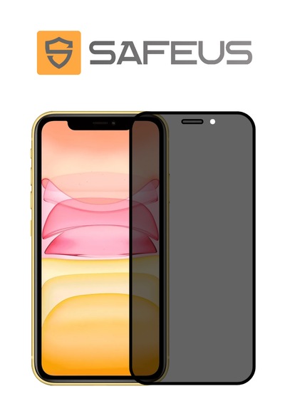 Safeus Tam Kaplayan Hayalet Parmak İzi Bırakmayan Safir Ekran Koruyucu Cam , Apple Uyumlu iPhone 11 İle