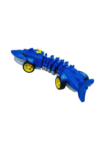Köpekbalığı Araba - Otomatik Hareketli Sesli Işıklı 32 Cm - Mi Köpekbalığı - 1 Adet