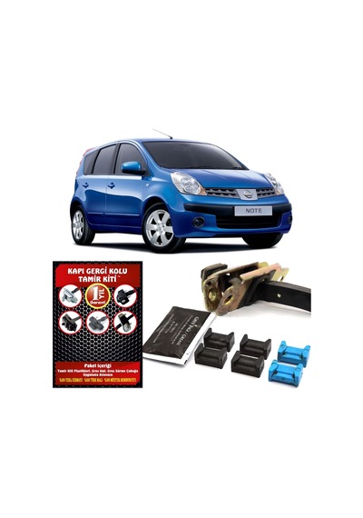 Barrer Nissan Note Kapı Gergi (Limitör) Tamir Kiti 2005-2013