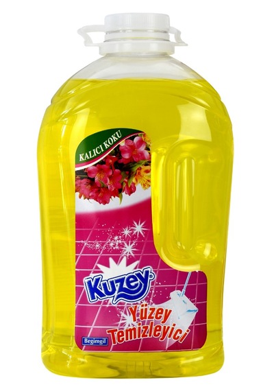 Kuzey Sıvı Yüzey Temizleyici Yoğun Sarı Gül 4 Lt Tekli