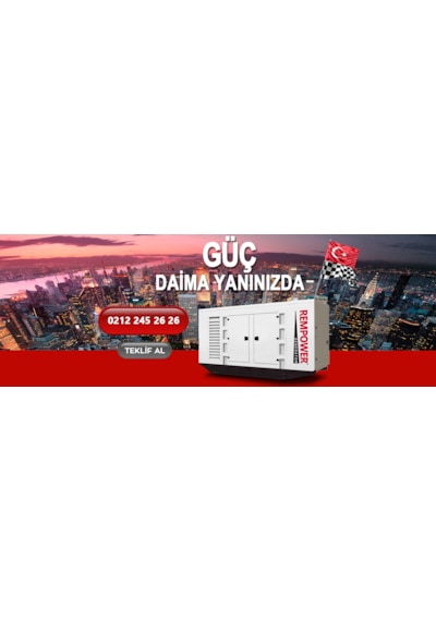 Rempower Rg 16000 E Marşlı 16 Kva Monofaze Benzinli Jeneratör
