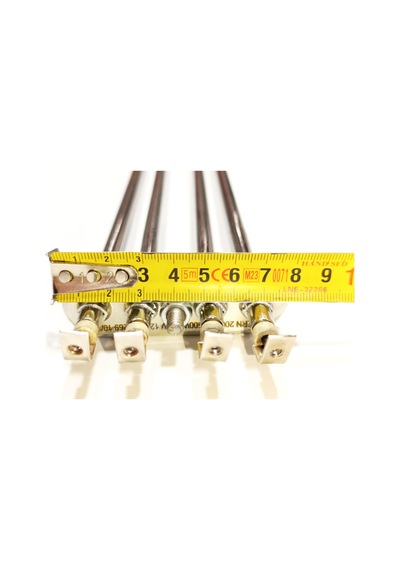 Öztiryakiler Çamaşır Makinesine Uyumlu Isıtıcı Rezistans 42cm 2500w+2000w 230v Cr304