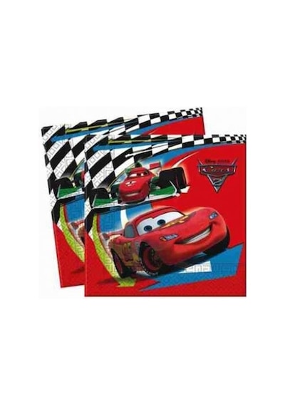 Cars Arabalar Şimşek Mcqueen 8 Kişilik 11 Parça Doğum Günü Set