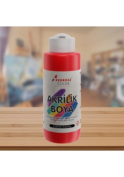 Kırmızı Akrilik Boya 120ml 0,15 L