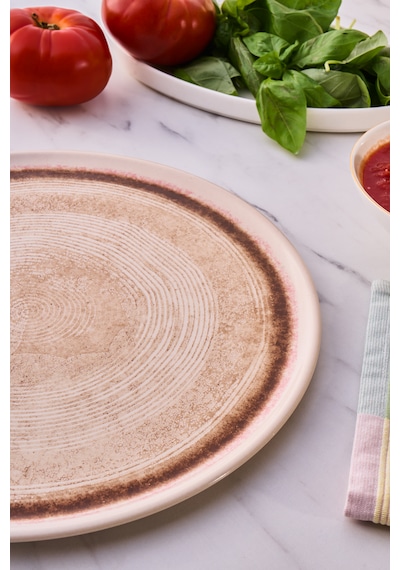 Emsan Ephesus Bej Pizza Tabağı 32 Cm
