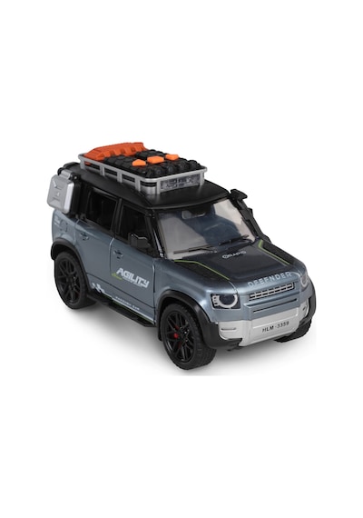 Vardem Kutulu Sürtmeli Işıklı Müzikli Off-road Lüks Araba - Gri
