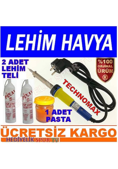 Lehim Makinesi Havya 60 W Kalın Kablo