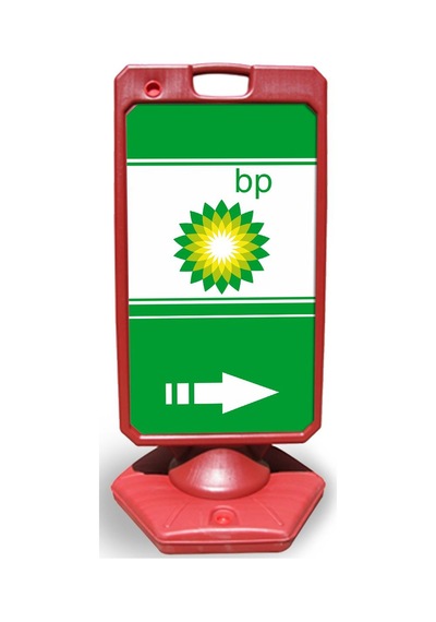 BP   Reklam ve Yönlendirme Uyari Dubasi A Tabela Kırmızı