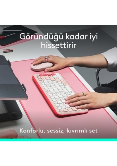 Minimalist Kablosuz Aydınlatmalı Klavye Ve Mouse Seti, Sessiz Kullanım