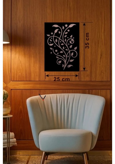 Tavus Kuşu Ve Doğa Temalı Ahşap Duvar Tablosu - 25x35 Cm Lazer Kesim Pano Renkli