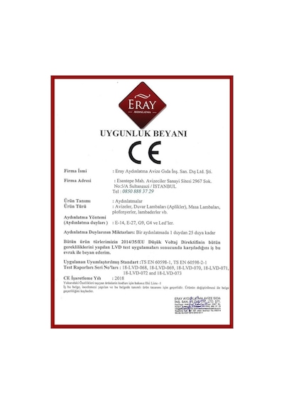 Eray Aydınlatma 5100-3 Krom Led Avize