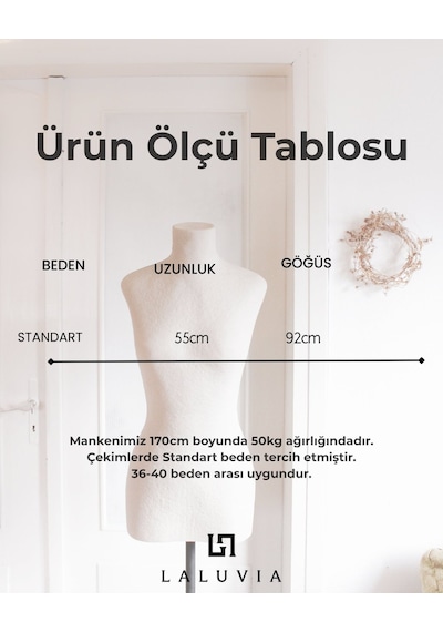 Laluvia Mavi Polo Yaka Kısa Kollu Triko Kazak - 1289