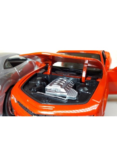 Newray Chevrolet Camaro Ss 1/24 Turuncu Model Araba