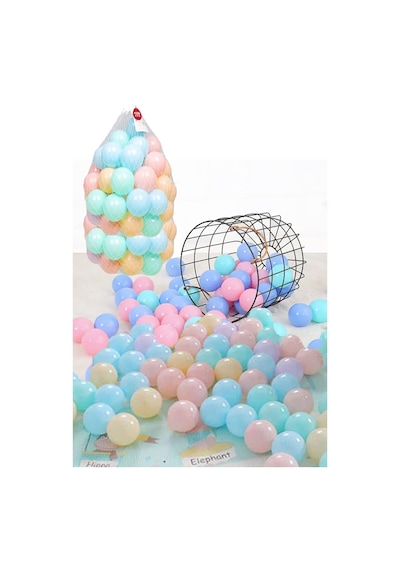 Filede Oyun Havuz Topları Lüx Renk Pastel 6 CM 100'lü