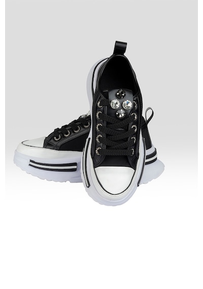 Tw Tonny White Tokyo 172-1 Bağcıklı Unisex Spor Sneaker Ayakkabı Siyah