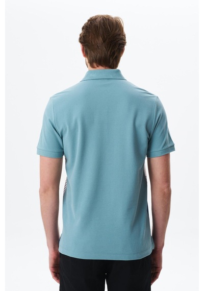 AR-MA Arma Erkek Regular Fit Çok Renkli % 100 Pamuk Pike Polo Yaka Tişört Y29374355002 Mavi-m24 Mavi