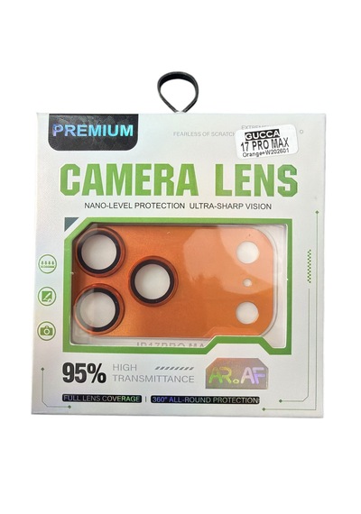 Apple Uyumlu iPhone 17 Pro Max Uyumlu Metal Çerçeveli Tam Kaplayan Safir Cam Kamera Lens Koruyucu