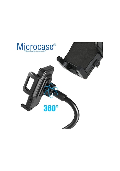 Microcase Araç Içi Bardaklıktan Monte Telefon Tutucu Siyah Al2910