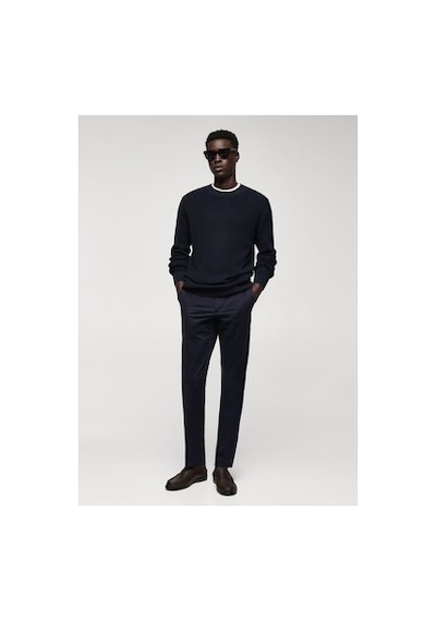 2Y Premium Mango Man Dar Kesim Pileli Pamuklu Chino 010