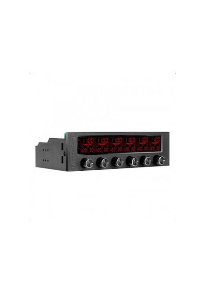 Thermaltake AC-024-BN1NAN-A1 Commander F6 RGB LCD Ekranlı Multi Fan Kontrol Ünitesi