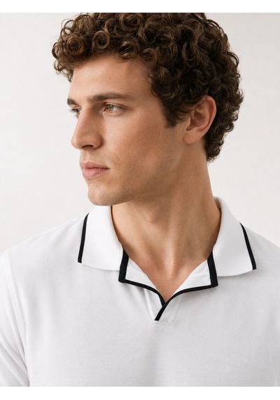 LOFT Regular Fit Erkek Polo K.kol Lf2042872 Q1.v1 Beyaz